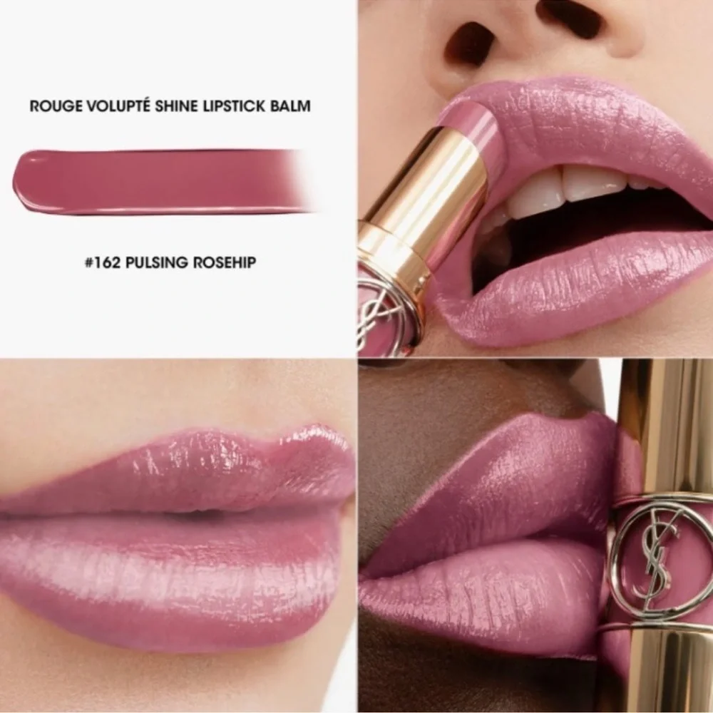 💋 YSL Rouge Volupté Shine Lipstick Balm - Pulsing Rosehip